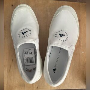 Adidas by Stella McCartney White Slip-On Shoes size US7.5